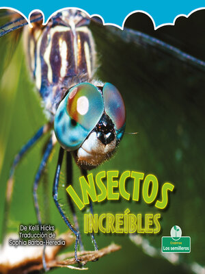 cover image of Insectos increíbles